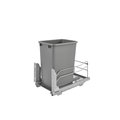 Rev-A-Shelf Rev-A-Shelf - Single 35-Quart Kitchen Base Cabinet Trash Can Pull Out with Soft-Close Slides 53WC-1535SCDM-117